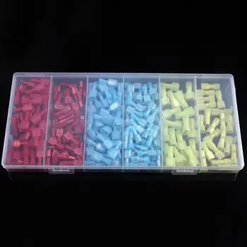 

Kit Terminal Spade Butt Sleeves Accessories 240pcs Assortment Electrical