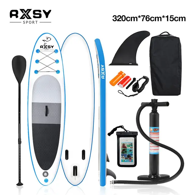SUP "RXSY" Board 320*76*15cm Surfbrett, Aufstehpaddleboard, aufblasbares Paddle Surf Board, Wassersport, Schwimmen, Surfen 1