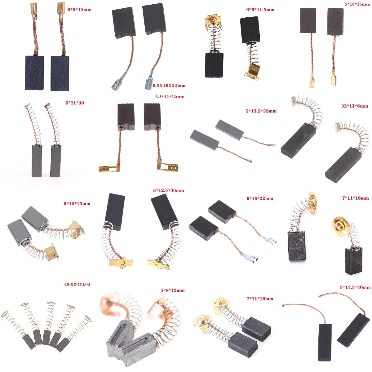 Графитовая щетка двигателя