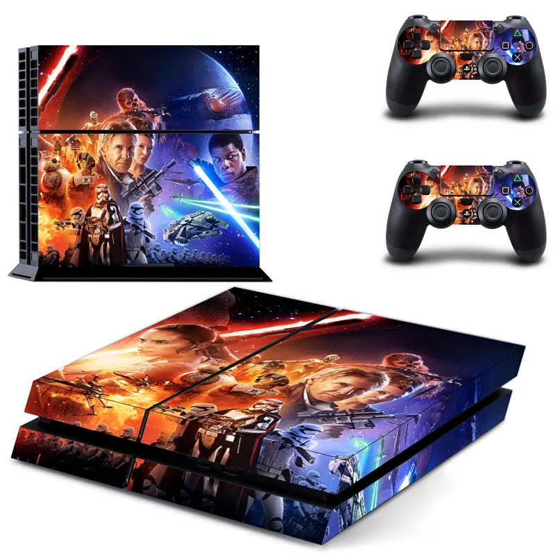Наклейка для PS4 PS 4 наклейка Star Wars Play station наклейки pegatinas Adesivo консоли playstation и 2
