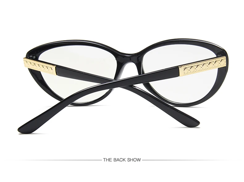 LongKeeper Fashion Vintage Cat Eye Glasses Frame Eyeglasses Women Computer Glasses Optical Glasses for Unisex Eyewear UV400