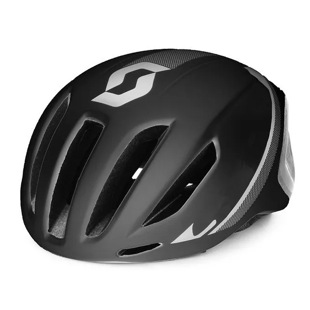 black 2 Aero TT гоночный шлем для мужчин и женщин с инициалами дорожный велосипед шлем для спорта на открытом воздухе защитная Кепка оборудование 54-60 см - Цвет: black 2