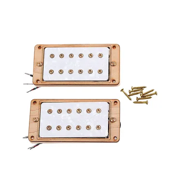 

2 Pcs Electric Guitar Pickup Humbucker Musical Instrument Accessories Replacement Parts H7JP