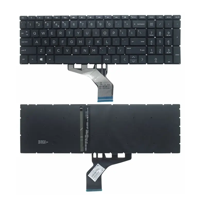 GIVWIZD Laptop Replacement US Layout Backlit Keyboard for HP Pavilion 15-au026no 15-au027cl 15-au027ng 15-au027tu 15-au027ur