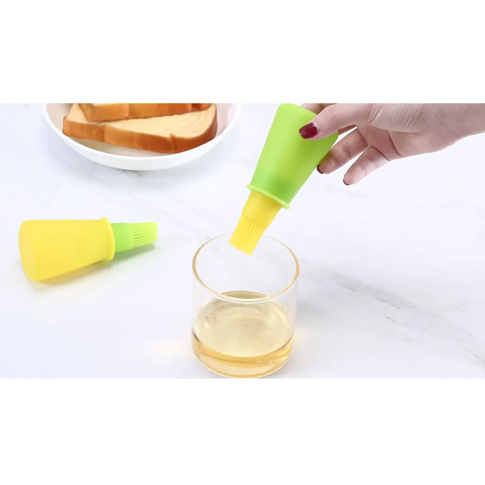 Delidge 1 шт., силиконовая бутылка для масла, щетка для выпечки, жидкое масло, мед, щетки, инструмент для барбекю, для выпечки блинов, кухонные аксессуары D16