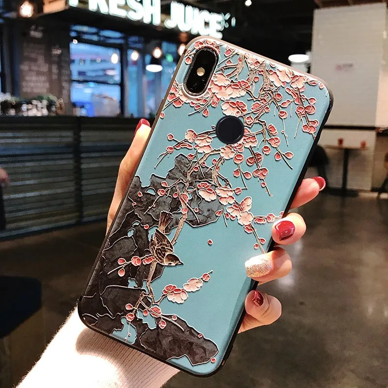 Объемный цветок чехол с тиснением для huawei y9 y6 y7 p10 p20 p30 lite рro mate10 20 30 honor 20 10i 9x 8x p smart чехол из мягкого ТПУ - Цвет: 5