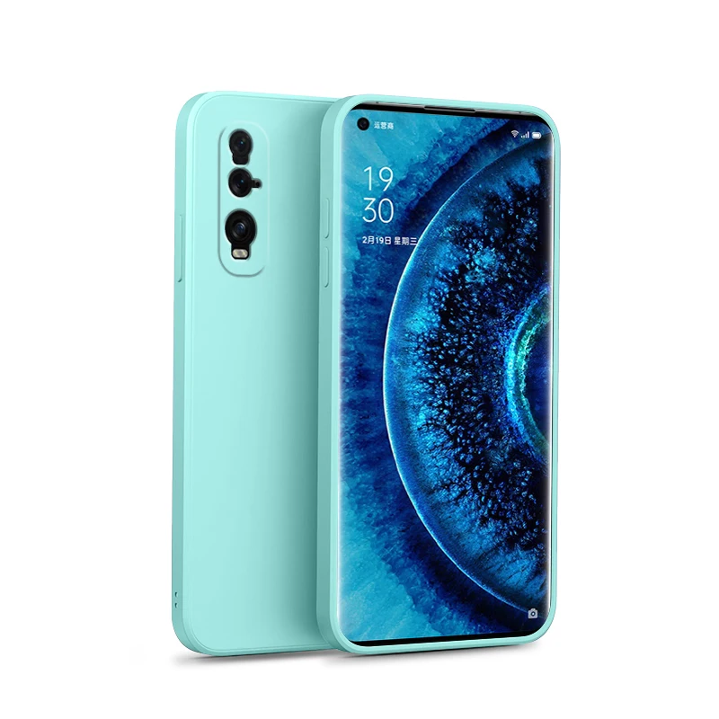 Enhanced Silicone Case with Camera Protection - Stylish Square Design and Cute Back Cover