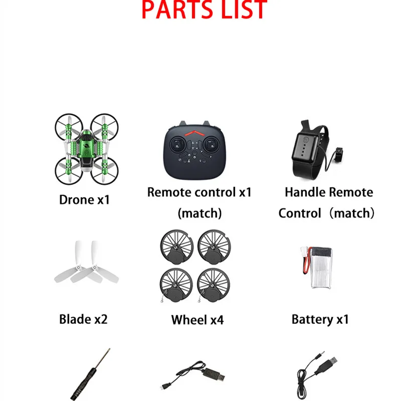 WIFI FPV uav aircraft Motorcycle 2 in 1 Deformation Drone With 4K HD Camera 3D Flip One Key Return Headless Mode RC Quadrocopter 6
