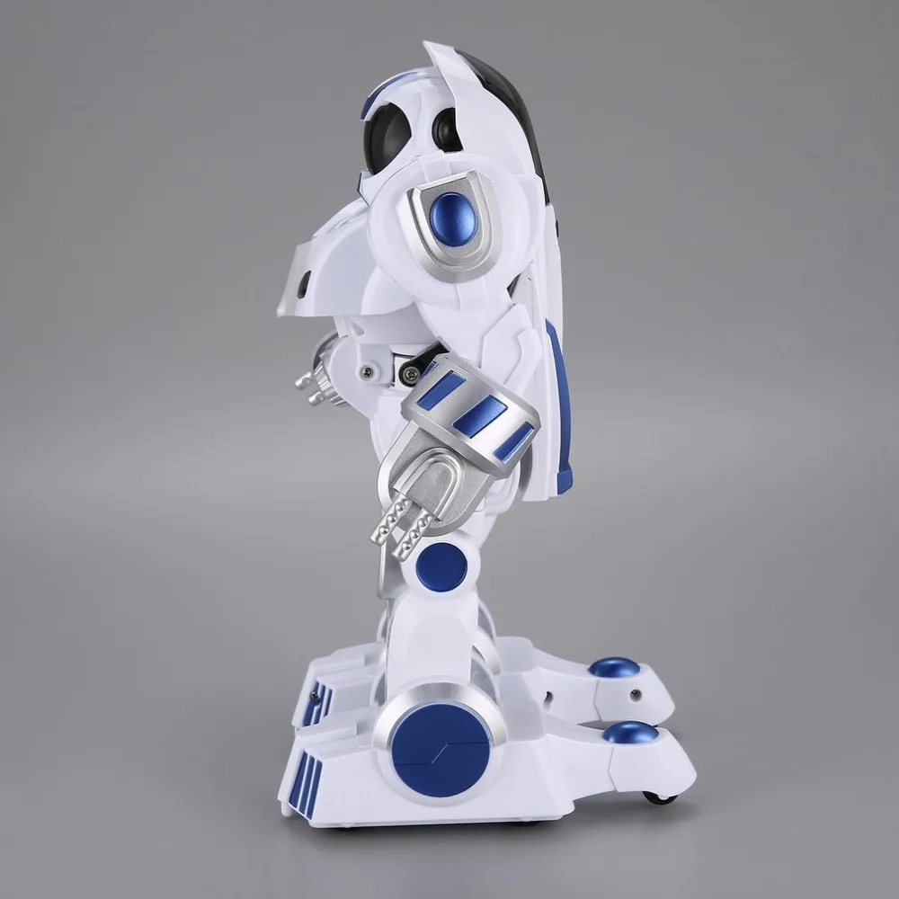 K4 Intelligent Fingerprint Deformation Police RC Robot Walking Dancing Saying Sliding Kid Remote Control Toy Gift