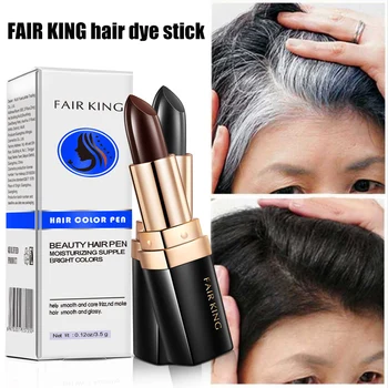 

2019 Hot Hair Chalk Lipstick Color Pen Non-toxic Cover Gray Crayon Temporary Hair Dyeing Women New Fashion t6