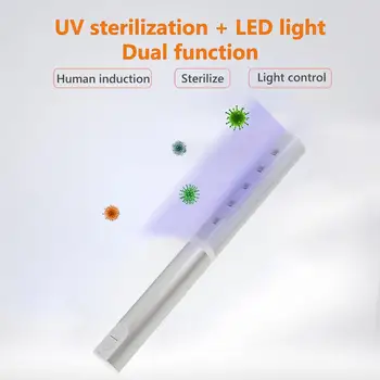 

Rechargeable LED UV Sterilizer Lamp Home Portable Ultraviolet Disinfection Bactericidal Lamp UVC Germicidal Lamp Sterilizer