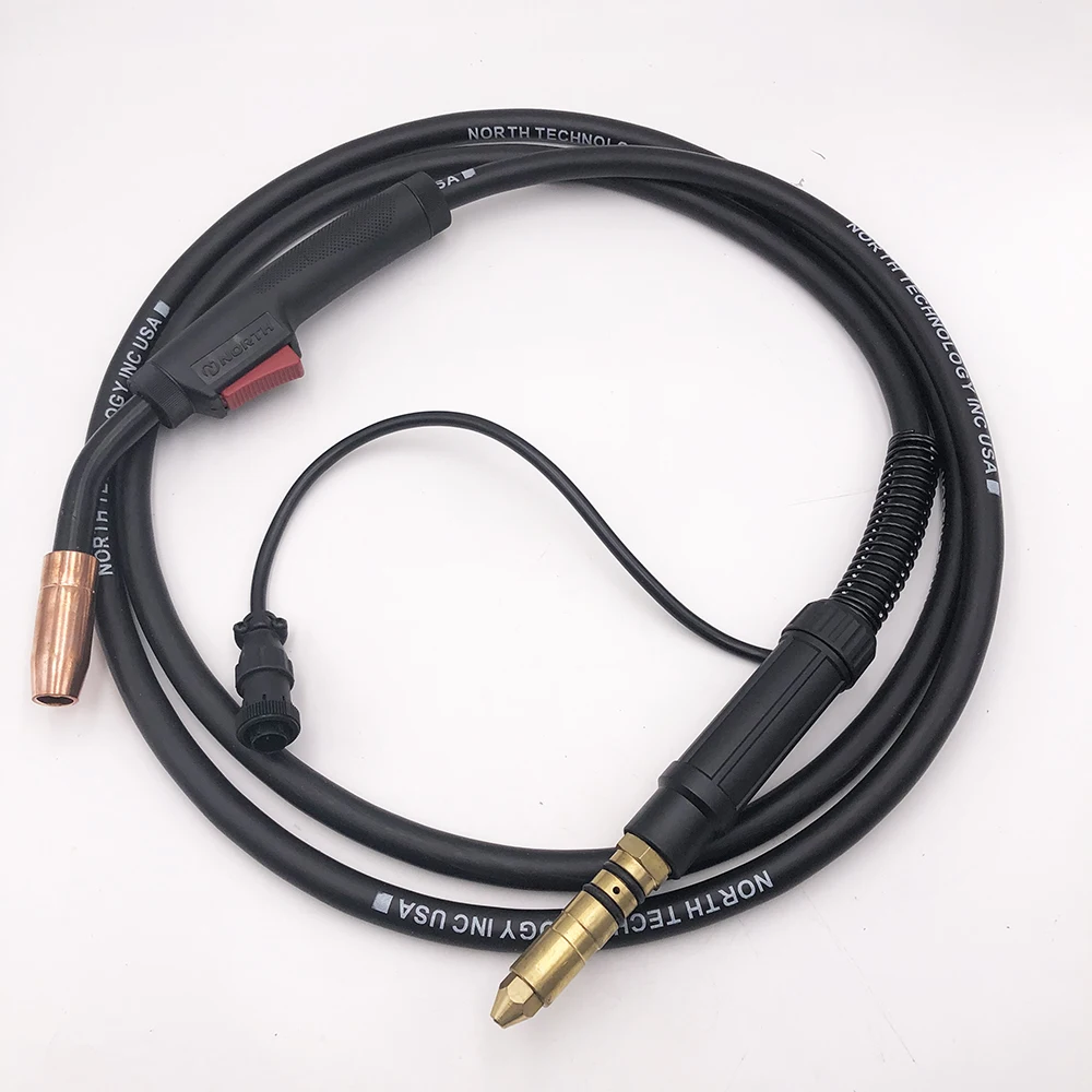 Complete 3 Meters 10 feet 3M North NT-1 NT1 MIG Welding Torch Air Cooled Welding Gun With Cable Fitting Connector