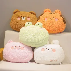 Ins kawaii animal travesseiro estilo nórdico dos desenhos animados coelho boneca urso bonito menina dormir travesseiro crianças boneca de pelúcia