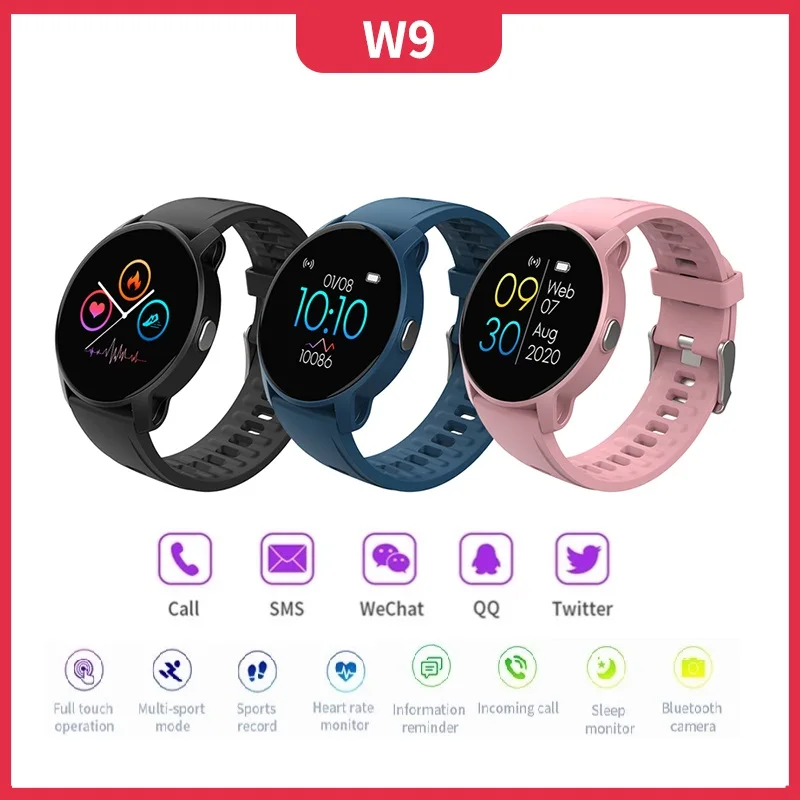 Women's Smart Watches Men 1.3&quot Bond Touch Round Screen Heart Rate Monitor Fitness Tracker Waterproof Smartwatch For 2021 |