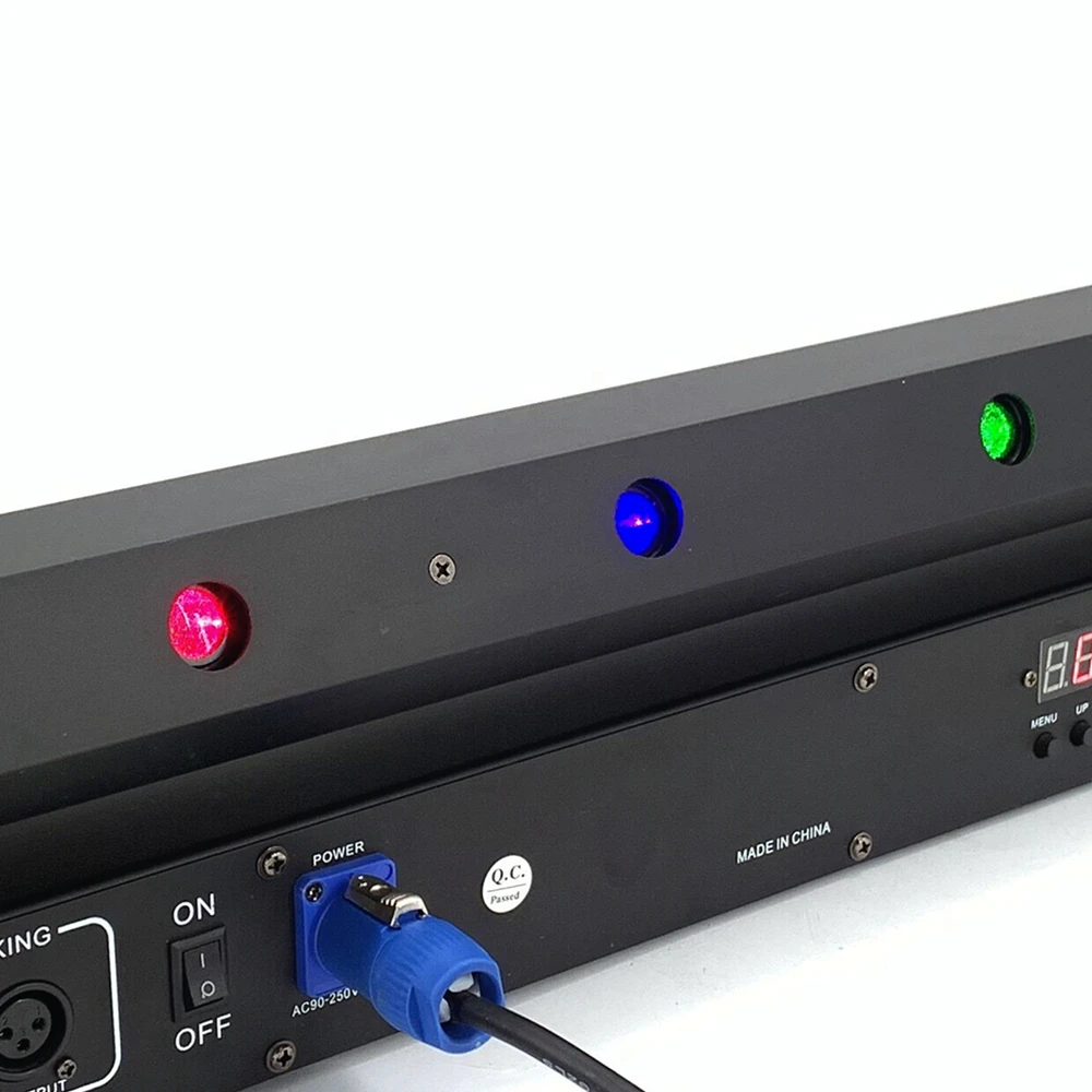 Лазерный светильник с 8 глазами s R G RGB луч dmx движущаяся головка лазерный