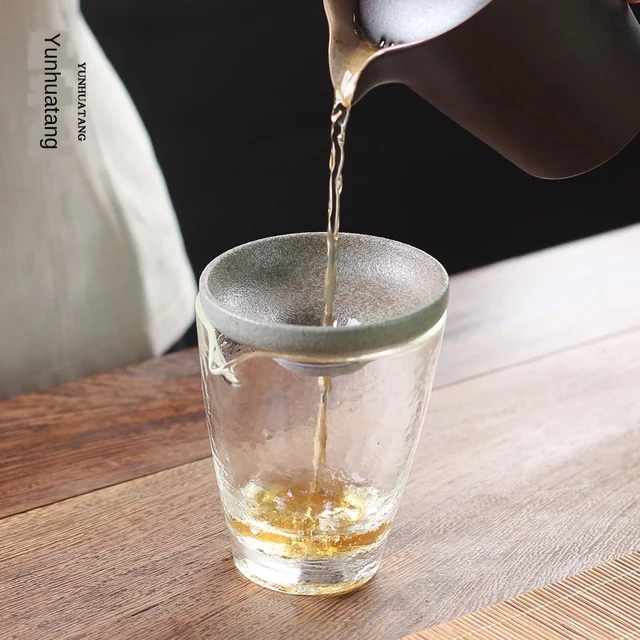 Tea Szűrő Japán Stílusú Kőedény Szűrőcsoport Tealevél Infúzók Te Infusor - Image 4
