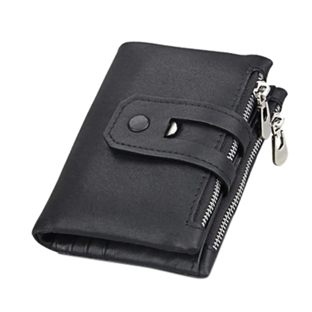 

Men Hot Sale Leather Wallet Casual Coin Purse Fashion Card Bag Small Clutch Bag Male Handbags and Purse 2019 For Men Hand Bags
