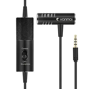 

R933S Double Capacitor Mini Lavalier Microphone Webcast Small Microphone Mobile Phone Dual Condenser Microphone