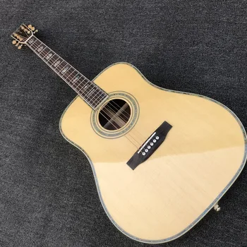 

41 inches blackwood body acoustic guitar solid spruce top acoustic electric guitar D body model 41" guitar free shipping