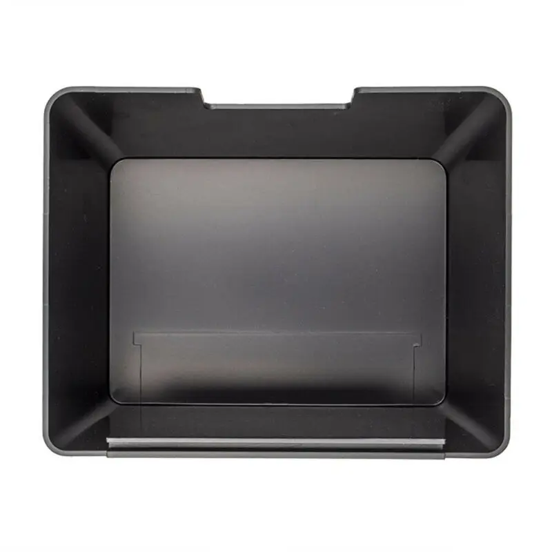 

Console Storage Box 2Tier Trash Tray Bin Organizer Nonslip rubber Interior