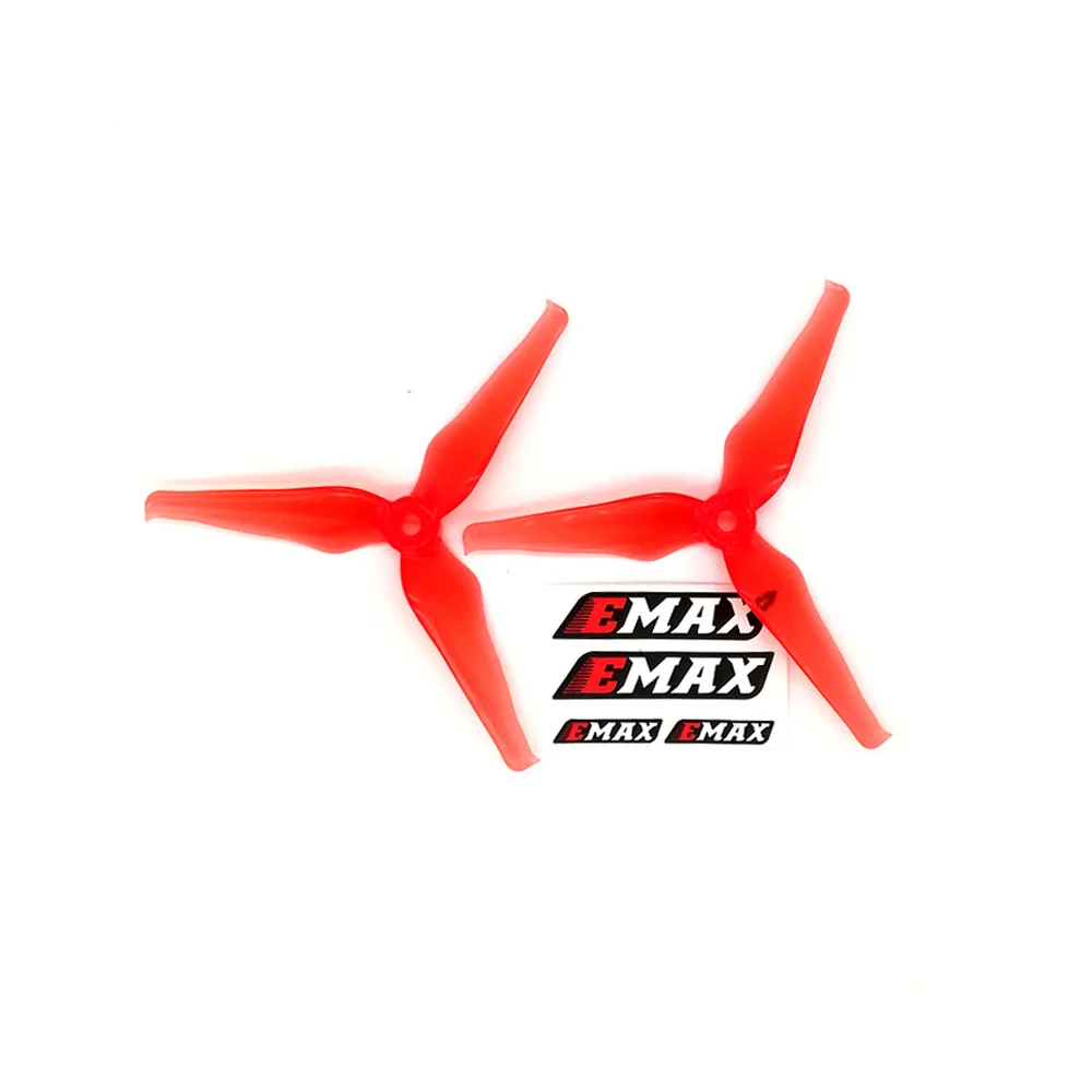 2 пары Emax AVAN Flow 5 дюймов 5x4 3x3 3 лезвия 2CW/2CCW hawk Пропеллер для FPV emax (4 шт.) | Игрушки и