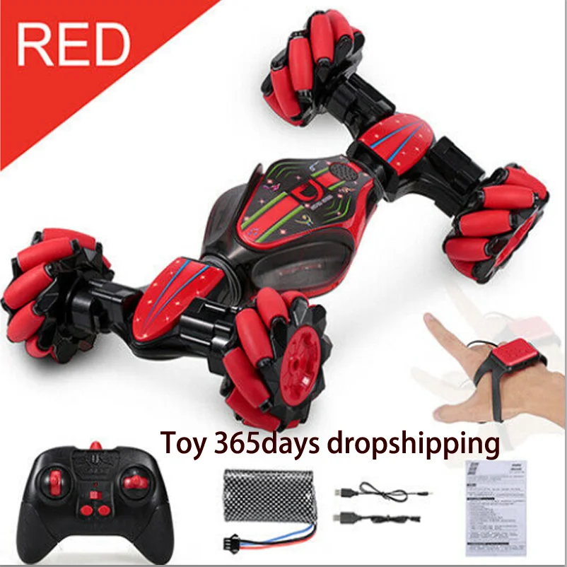 

Gesture Sensing Stunt Remote Control Car Children's Light Light Music Turning Car Distortion Climbing Off-road Vehicle Model