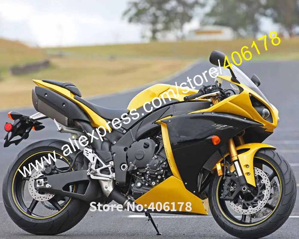 YZF1000R1 09 10 11 полный комплект для Yamaha YZF R1 2009 2010 2011 гоночные желтые и черные