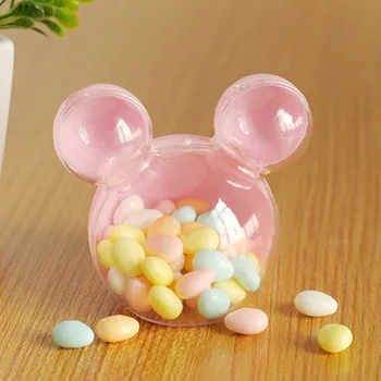 

10pcs Mini Popcorn Box Candy Box Wedding Plastic Birthday Christmas Gift Gifts Box Favor Boxes Baby Shower Kids Party Supplies