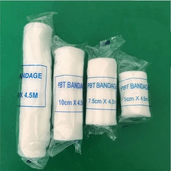 

10 Rolls PBT Elastic Bandage Home Family First Aid Wound Sports Nursing Medical Emergency Care Bandage Survival Kit