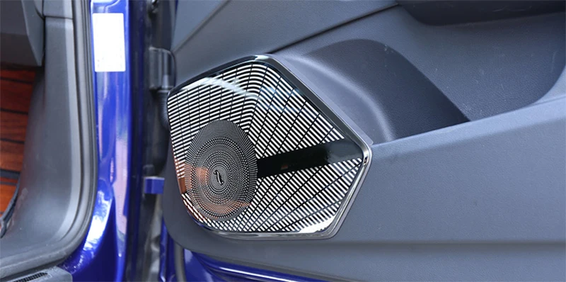 Черная Титановая Крышка рога для AUDI NEW Q5 Нержавеющая сталь Дверная крышка рога Матовая Серебристая хромированная формовочная отделка 4 шт