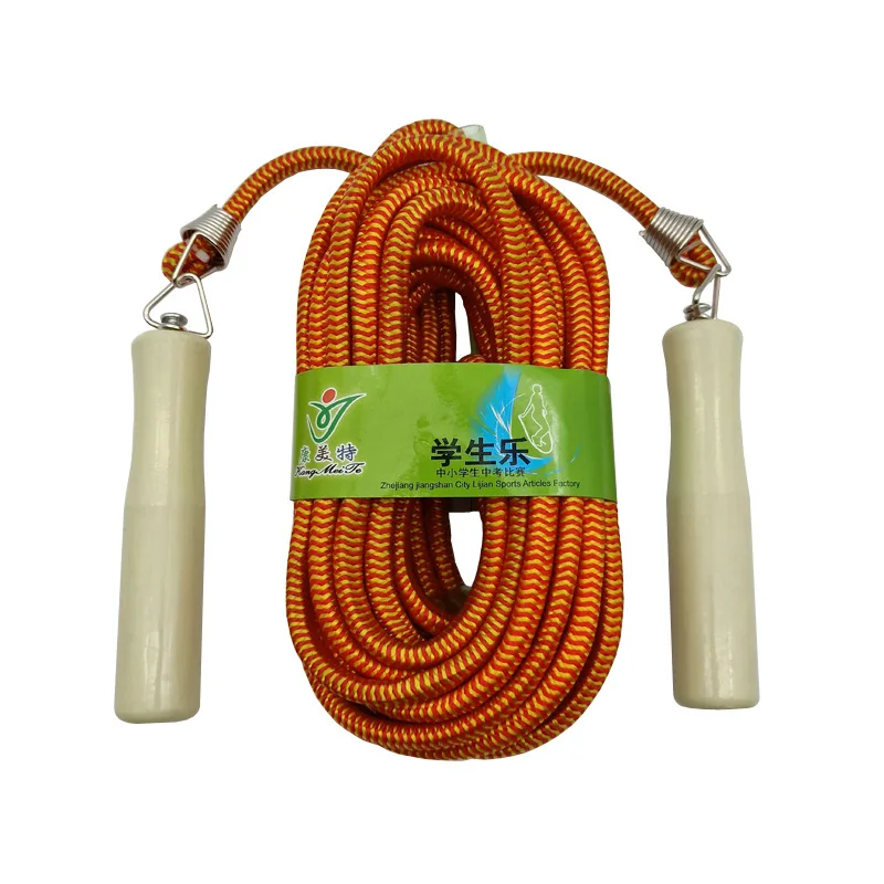 

Liang Jian Manufacturers Direct Selling Sports Activity Collective Jump Rope 5 M 7 M 9 M Big Spring Wooden Handle Cotton Binder