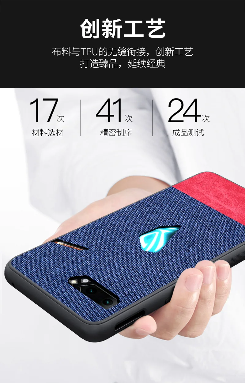 Чехол для телефона Asus ROG Phone2 zs660KL, тонкий мягкий ТПУ чехол для задней панели, Прошитый краями, чехол для Asus ROG Phone II zs660kl Coque