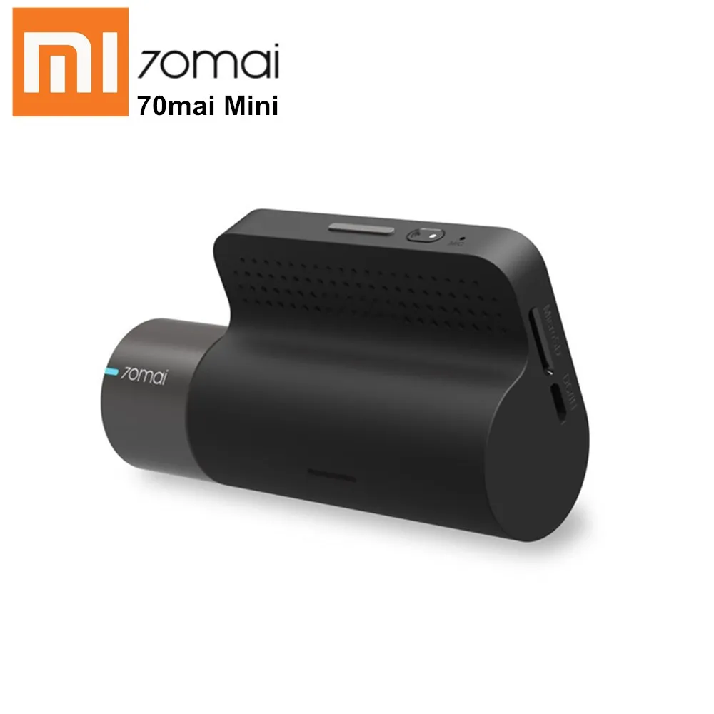 Xiaomi 70mai Mini Dash Cam 2560X1600 WiFi ночного видения Автомобильный видеорегистратор g-сенсор Defogging WDR 140 ° app-соединением