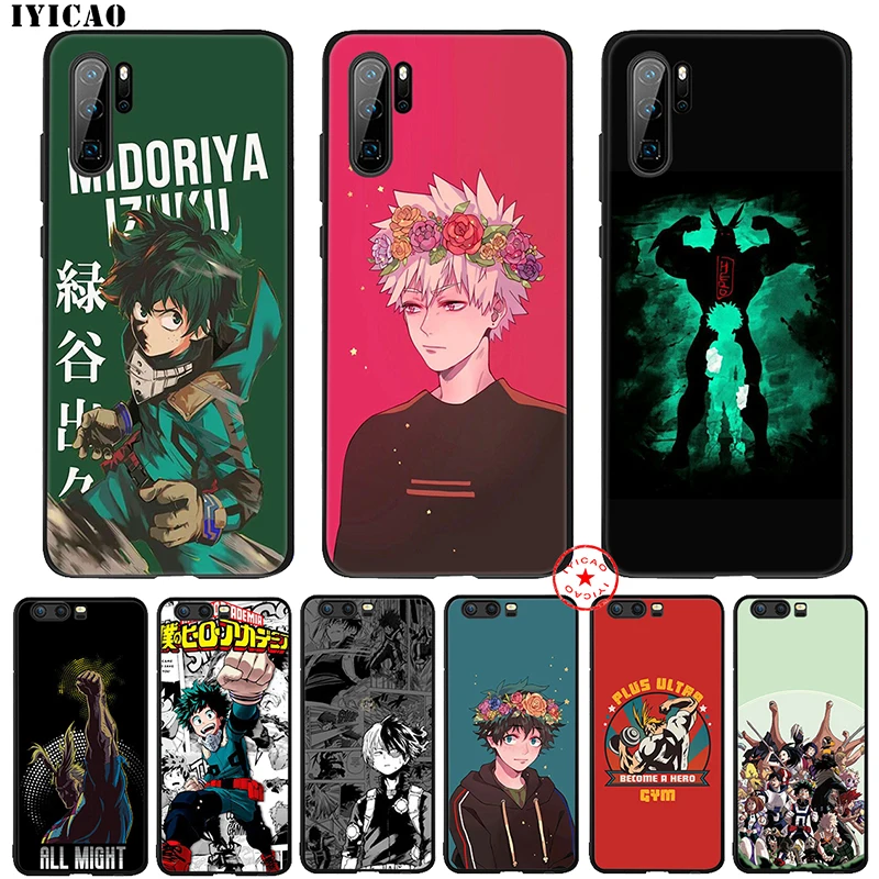 

IYICAO Boku No Hero Academia Soft Case for Huawei P30 P20 P10 P9 P8 Lite Pro P Samrt Z Plus 2019 2018 2017 2016 2015