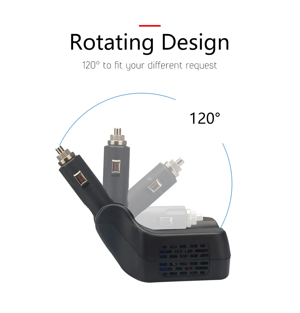 AOSHIKE 120 Вт DC12V 24 В до 110 В 220 В 3.1A новая розетка в автомобиль Смарт Цифровое зарядное устройство конвертер автомобильный инвертор
