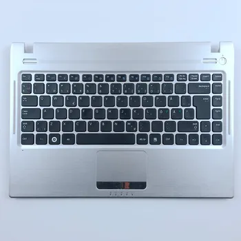 

Nordic Top Palmrest Laptop Keyboard For Samsung NP-Q330 BA75-02600H Touchpad Silver ND Layout
