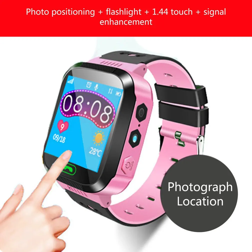 

A16 Waterproof Kids Smartwatch Lbs Base Station Tracking Positioner S0S Sim Call Smartwatch with Camera Waterproof