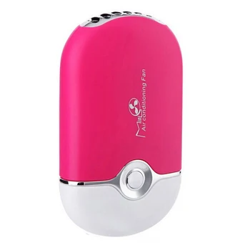 

High Quality Creative Charging Mini Fan for eyelash extension mini bladeles fan cooling air fan small only red