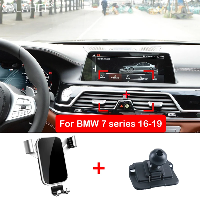 

High Quality Gravity Car Cell Phone Holder Air Vent Stand Clip Mount For BMW 1 3 4 5 7 Series F30 F31 GPS Support Accessories