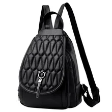 Fashion Woman Backpack High Quality Youth Leather Backpacks for Teenage Girls Female School Bag  Large Capacity Travel Backpacks