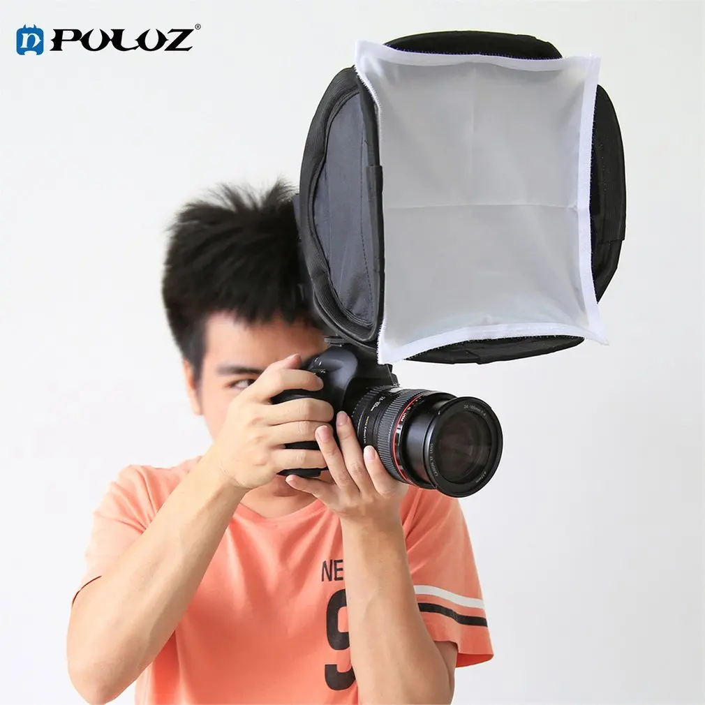 PULUZ 23X23 см Портативная Складная вспышка Lightsphere универсальные софтбоксы для идеальной фотосъемки