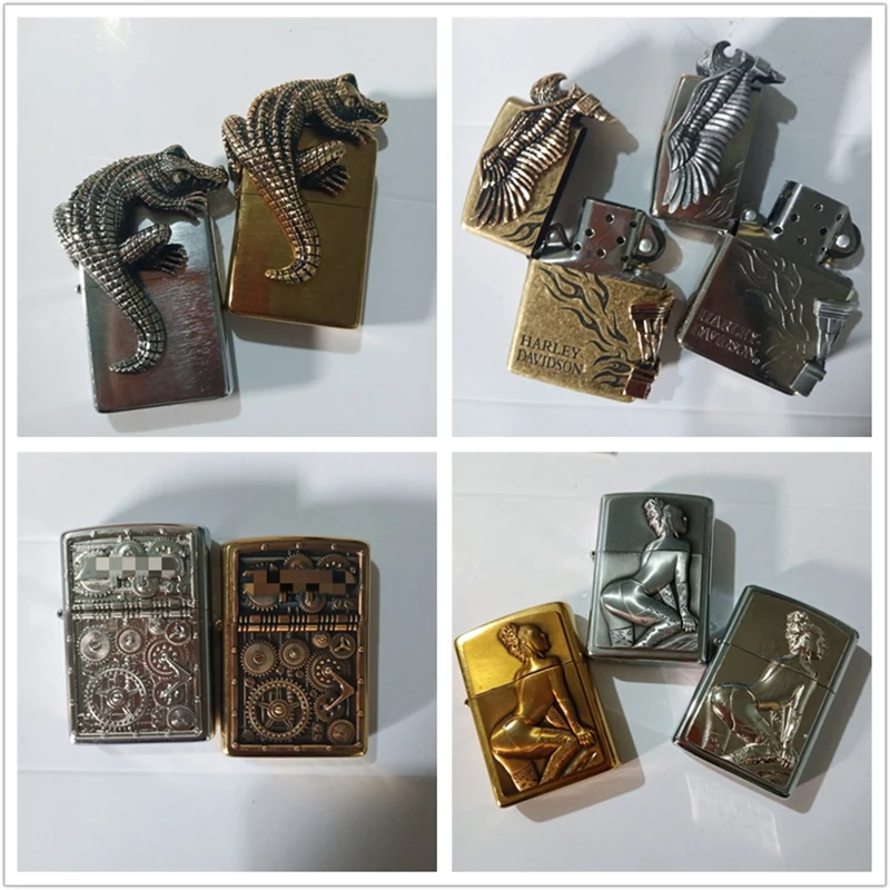 

1pc Personality Metal Badge DIY Lovely Noverty Replacement for Zorro Kerosene Oil Lighter Decoration Glue on Metal Piece Decort