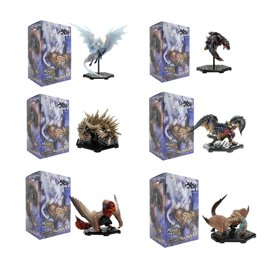 

Original Anime Monster Hunter World Iceborne DLC Plus Vol14 PVC Action Figure Dragon Toys Model Boxed Collection Christmas Gifts