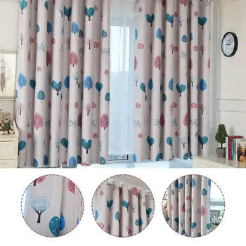 

Window Curtain Love Tree Hotel Home Decor Bedroom Curtain Durable Thickened European-Style Shower Curtains Sunscreen Portable