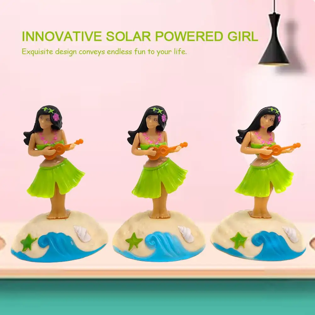 Новая мода на солнечных батареях Танцующая девочка качающаяся анимированная качающаяся Танцующая игрушка автомобильный Декор детские игрушки подарок для автомобильные приборные панели, спальни