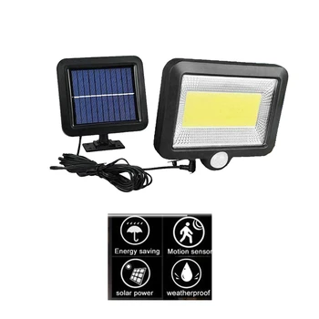 

Solar operated wall lamp radar sensor 56/30 LED outdoor waterproof solar lights energy saving garden pathway yard ground lawn sp