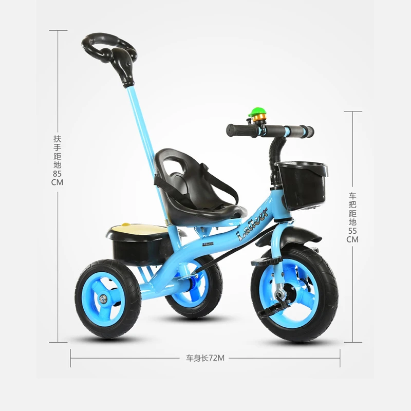 Children Tricycle Kids Balance Bike Baby Scooter Walker Baby Stroller Push Handle Outdoor Sports Toys Birthday Gift For 1-6Y