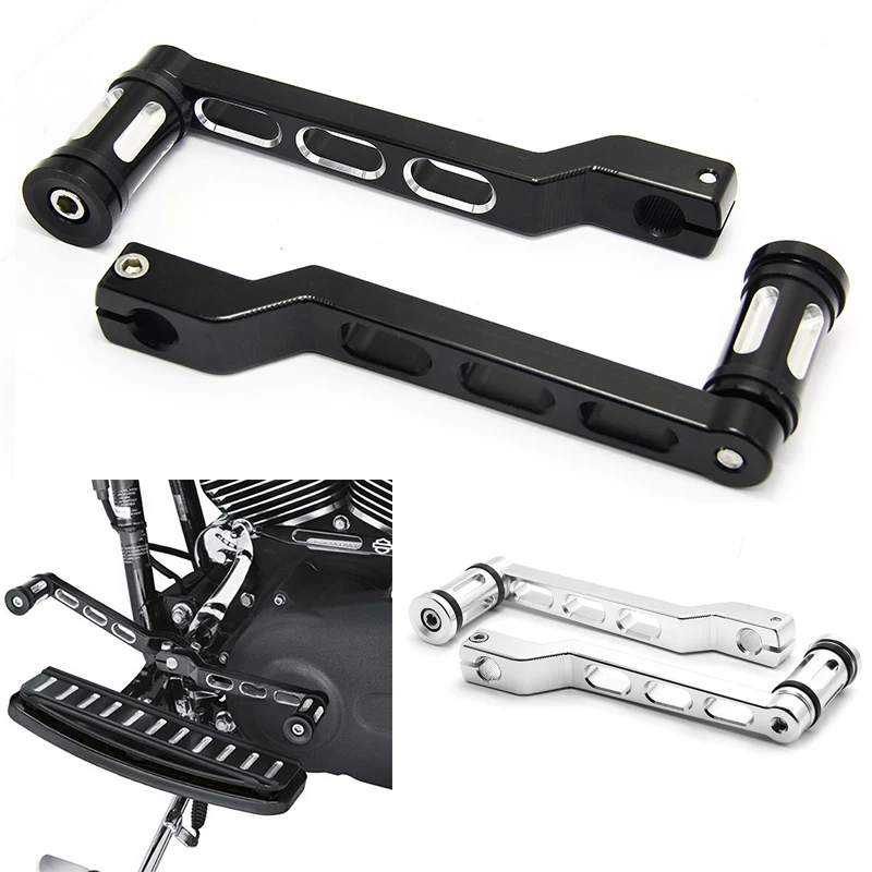 CNC мотоцикл педали пятки ног рычаг для коробки передач Сдвиг колышек Harley FL Softail