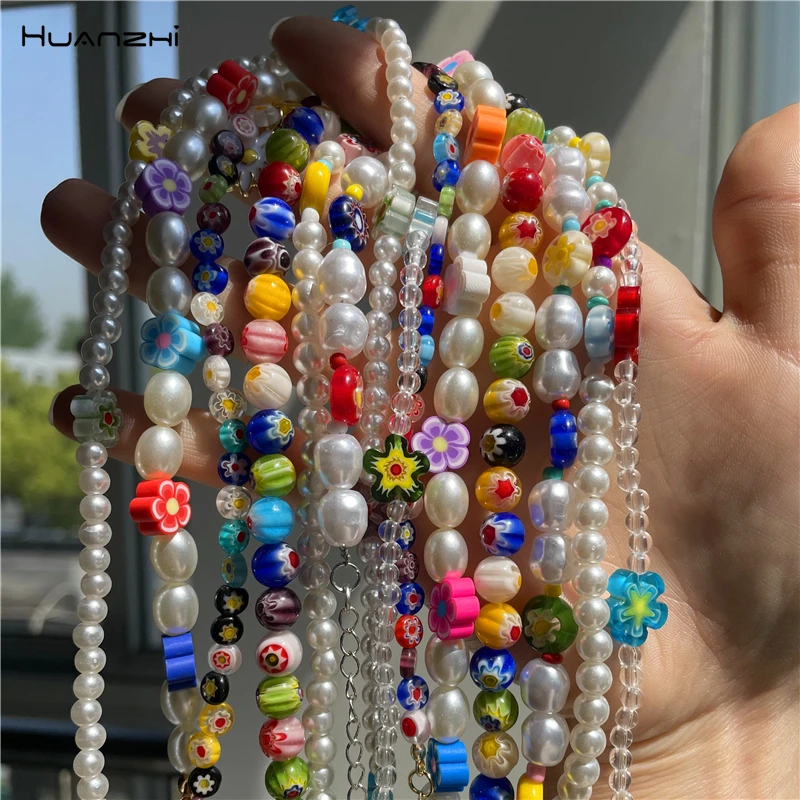 LA Hearts Daisy Pearl Chain Necklace | PacSun