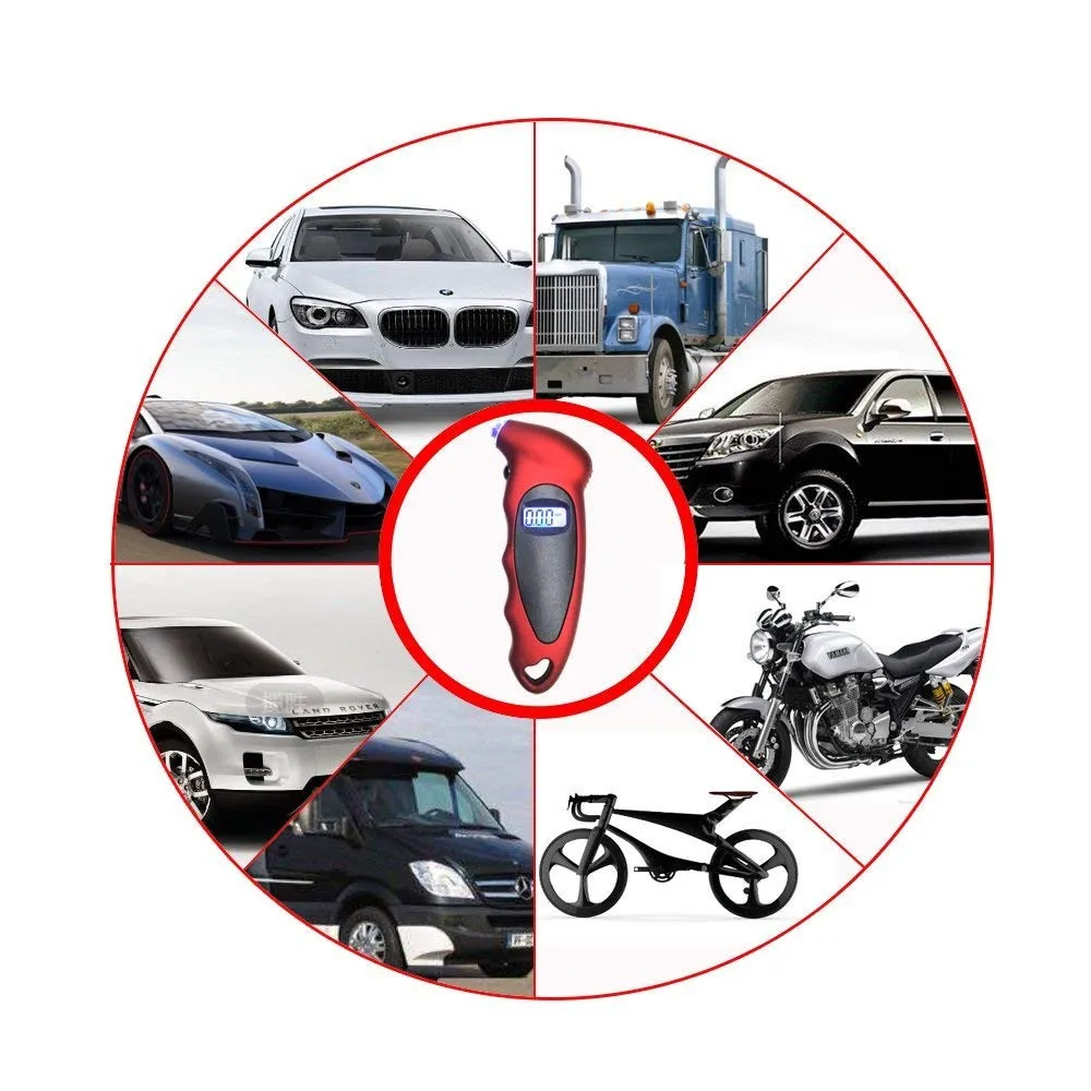 Tire pressure alarm Digital Car Tire Pressure Gauge Meter19